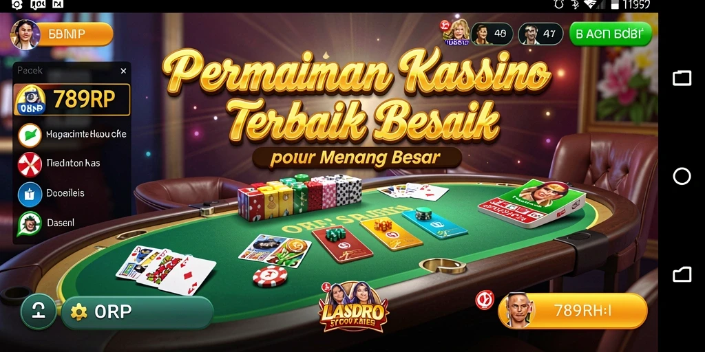 Screenshot game 789RP menampilkan gameplay Kasino yang seru dan mendebarkan.