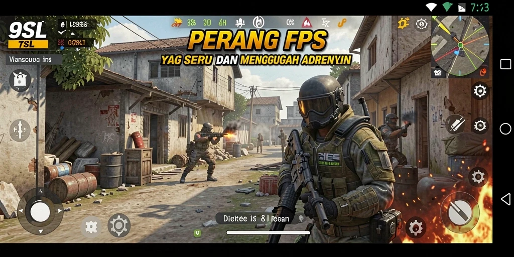 Screenshot dari gameplay <strong>9SL</strong> yang memperlihatkan aksi menegangkan.