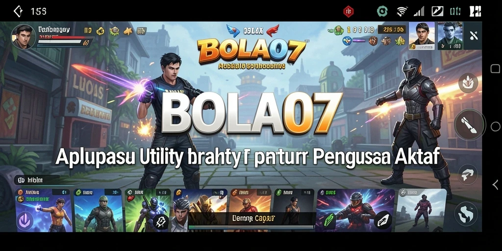 Tampilan antarmuka BOLA07 yang sederhana dan fungsional.