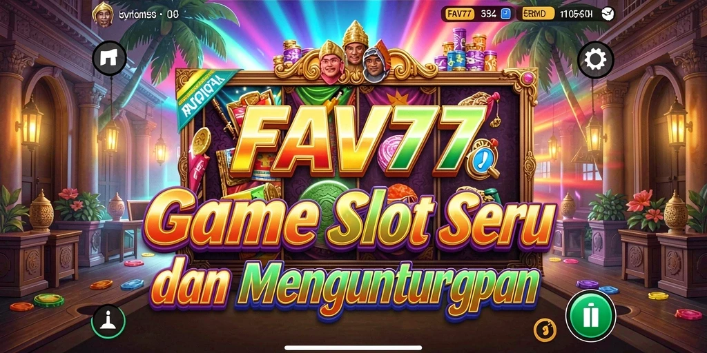 Screenshot gameplay FAV77 menunjukkan serunya permainan Slot dengan desain yang menarik.