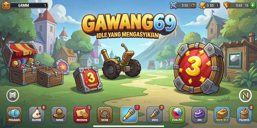 Screenshot gameplay <strong>GAWANG69</strong> yang menunjukkan aksi dalam permainan Idle.