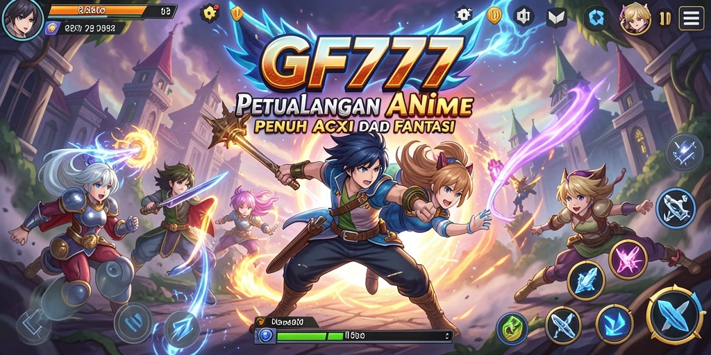 Tangkapan layar gameplay <strong>GF777</strong> menunjukkan aksi pertempuran yang mendebarkan.