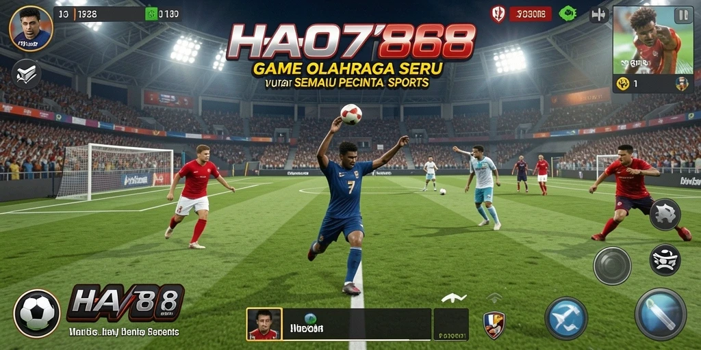 Screenshot gameplay HAO788 menampilkan aksi pertandingan yang mendebarkan.