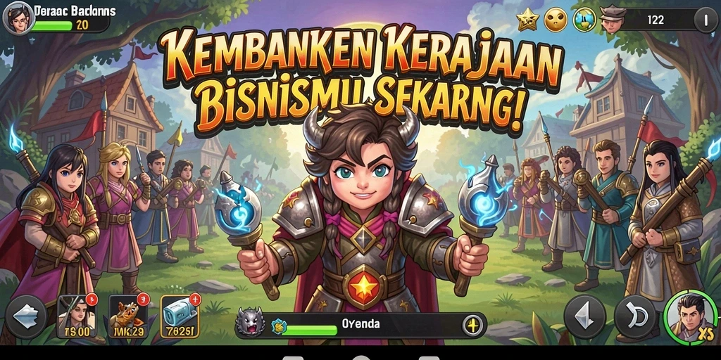 Tampilkan aksi seru dalam gameplay Tycoon yang mendebarkan.