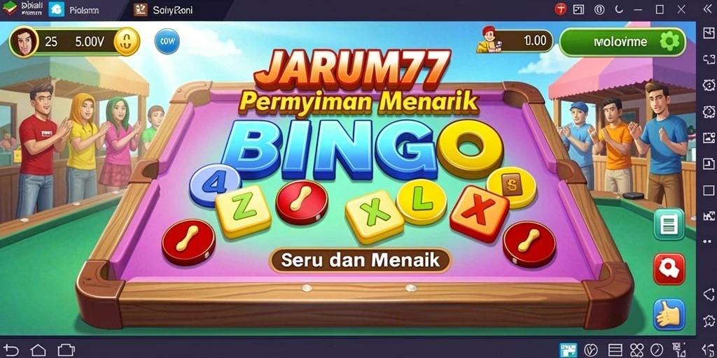 Tampilan gameplay JARUM77 yang menarik dan interaktif.
