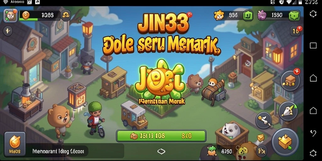 Tampilan gameplay JIN33 yang menarik dan interaktif.