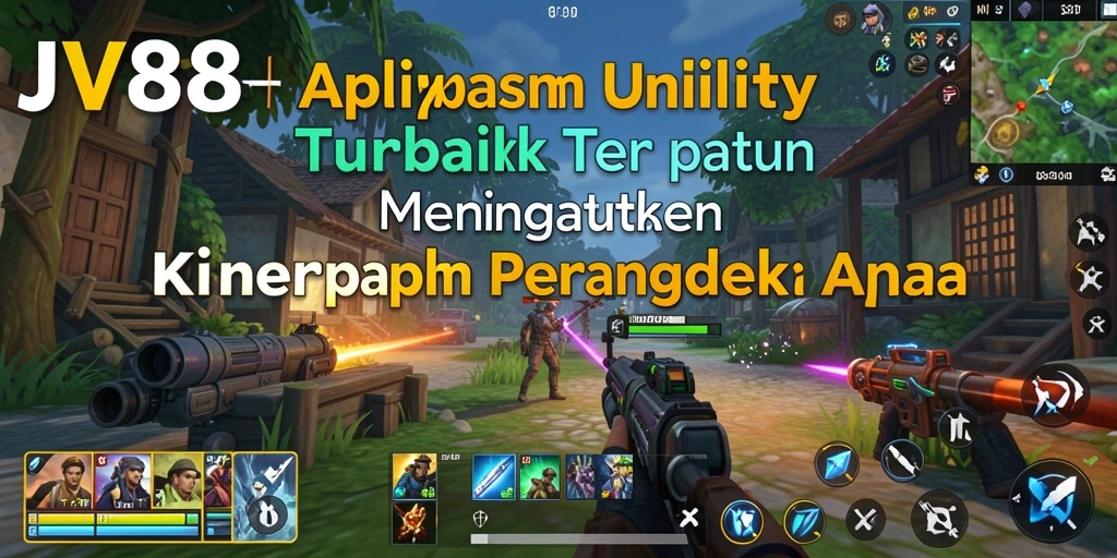 Tampilan antarmuka JV88 yang sederhana dan efektif untuk meningkatkan kinerja perangkat.