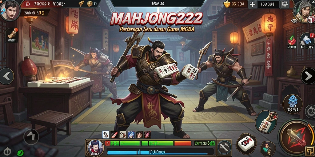 Tangkapan layar menunjukkan aksi seru dalam gameplay MOBA.