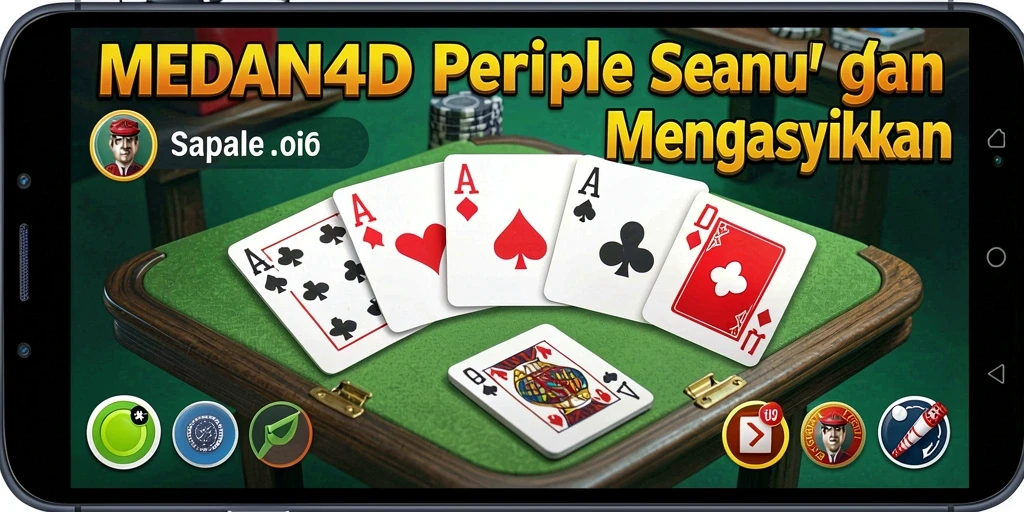 Tampilan gameplay MEDAN4D yang seru dan interaktif.