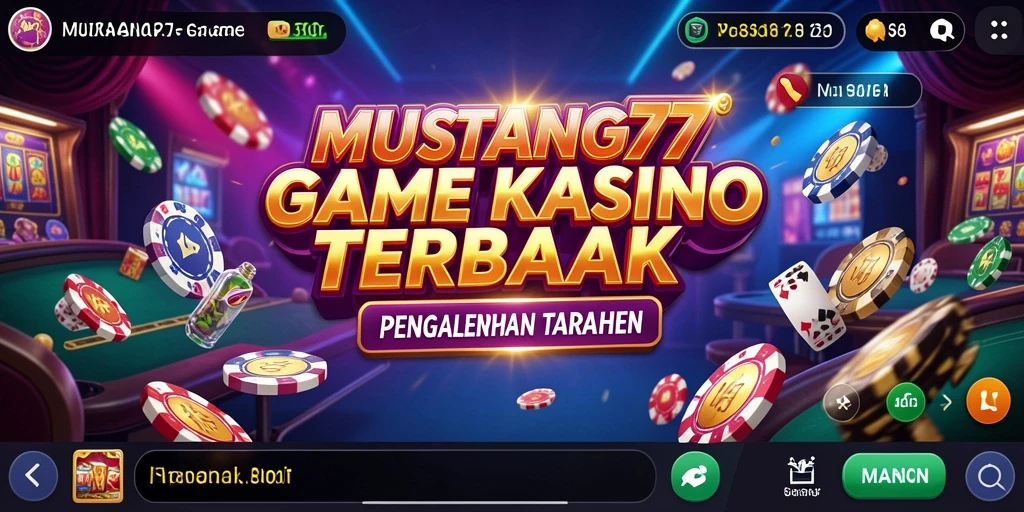 Screenshot gameplay MUSTANG77 dengan grafis menawan dan suasana kasino yang seru.