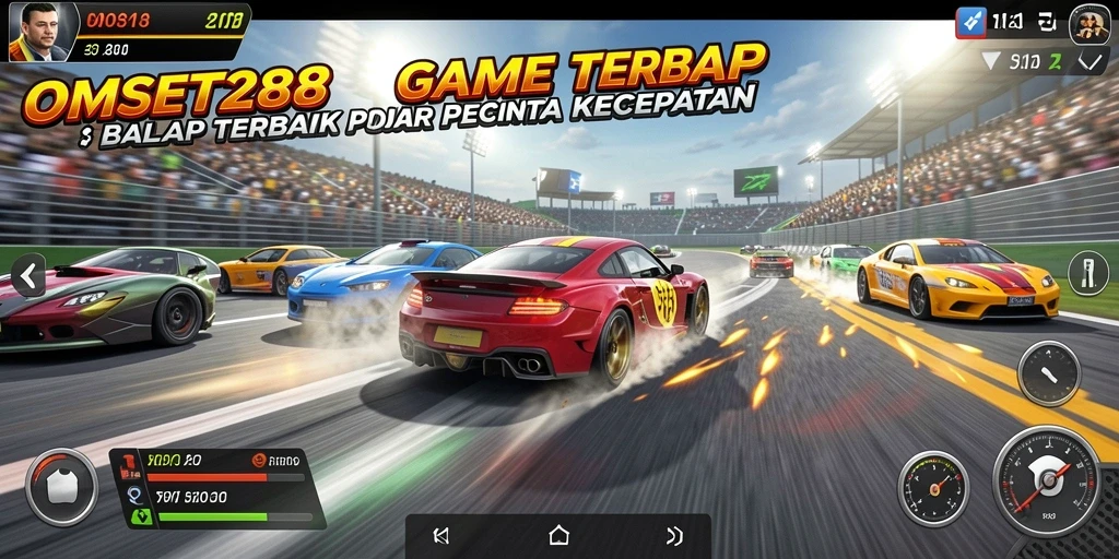 Gameplay seru di OMSET288 dengan balapan cepat dan mobil yang mengesankan.