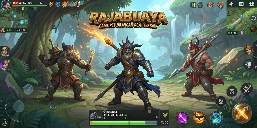Gameplay seru RAJABUAYA dengan pertarungan yang mendebarkan.