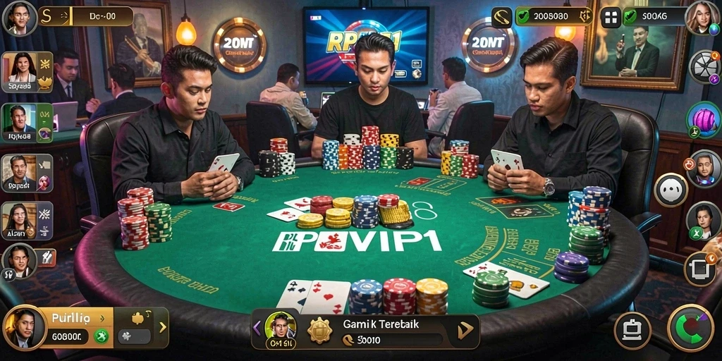 Tampilan gameplay RPVIP1 yang menarik dengan suasana kompetitif.