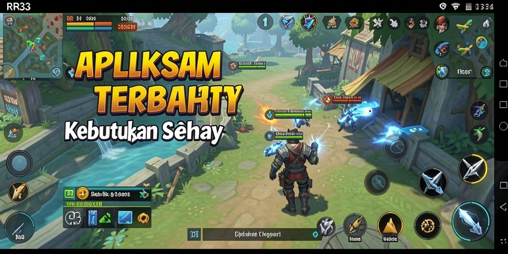 Tampilan antarmuka pengguna aplikasi RR33 yang modern dan intuitif.