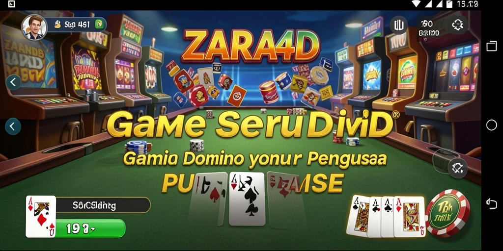 Tampilan gameplay ZARA4D yang seru dan mengasyikkan.